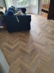 V4 herringbone engineered oak flooring from Southport Carpet Centre