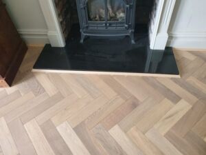 V4 herringbone engineered oak flooring from Southport Carpet Centre
