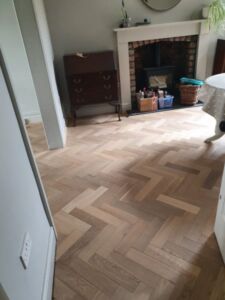 V4 herringbone engineered oak flooring from Southport Carpet Centre