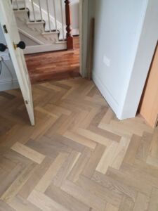 V4 herringbone engineered oak flooring from Southport Carpet Centre