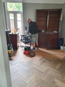 V4 herringbone engineered oak flooring from Southport Carpet Centre