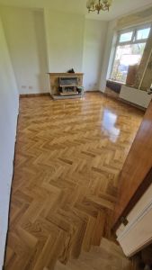 Parquet flooring fitted in Deeside by Southport Carpet Centre