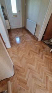 Parquet flooring fitted in Deeside by Southport Carpet Centre