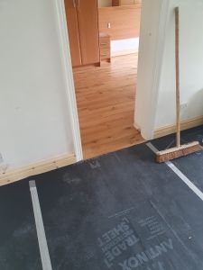 Engineered Oak Hardwood flooring fitted to a house in Bolton by Southport Carpet Centre