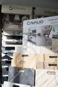 The laminate & flooring section at Southport Carpet Centre, Merseyside.