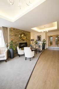Commercial flooring supplied by Southport Carpet Centre to a Nursing & Residential Home.
