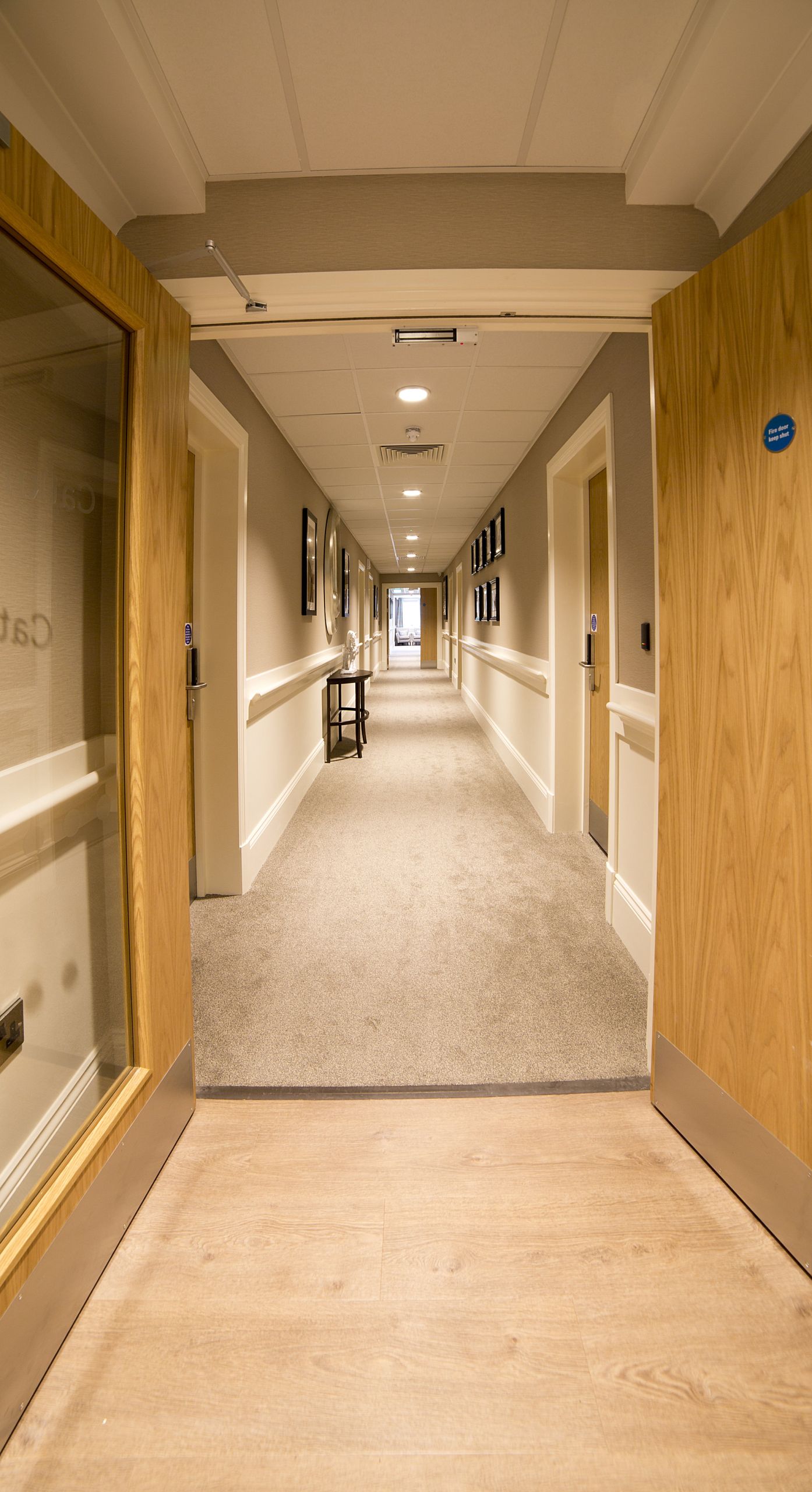 Commercial flooring supplied by Southport Carpet Centre to a Nursing & Residential Home.