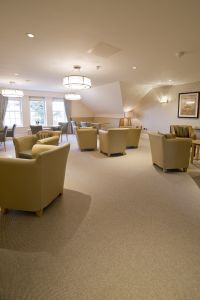 Commercial flooring supplied by Southport Carpet Centre to a Nursing & Residential Home.