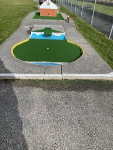 Artificial grass flooring supplied by Southport Carpet Centre