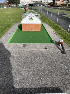 Artificial grass flooring supplied by Southport Carpet Centre