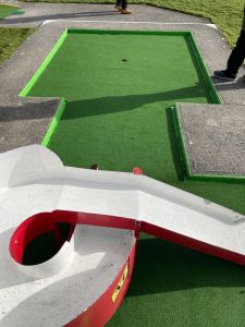 Artificial grass flooring supplied by Southport Carpet Centre