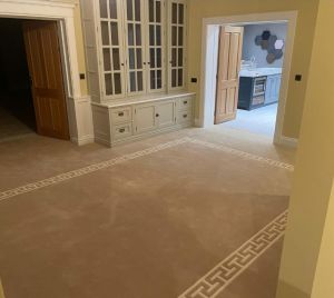 Bespoke & Hand Carved Carpet from Southport Carpet Centre : Handcarved carpet installed in Lancashire