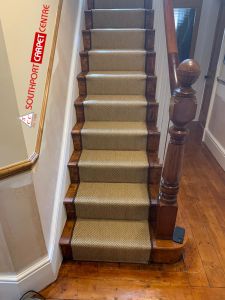 Sisal flooring supplied & installed by Southport Carpet Centre