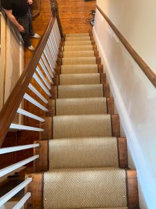 Sisal flooring supplied & installed by Southport Carpet Centre