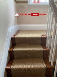 Sisal flooring supplied & installed by Southport Carpet Centre