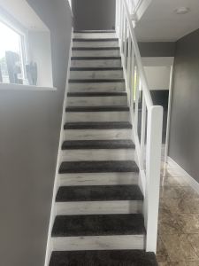 Stair Carpet supplied & fitted by Southport Carpet Centre