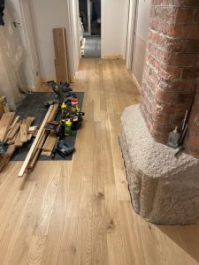 The laminate & flooring section at Southport Carpet Centre, Merseyside.